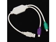 USB to PS2 Converter Cable Adapter keyboard Mouse
