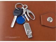 Hot sale ! Waterproof Metal Silver usb flash drive pen drive 32GB pendrive with key ring u disk memory disk usb 2.0