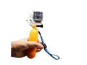 Floaty bobber with strap and screw for Gopro Hero 3 3 2 1 Yellow Orange
