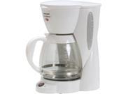 Black Decker CM1200W 12 Cup Automatic Coffee Maker White