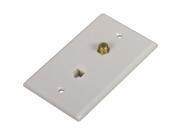 PHONE COAX WALL PLATE TP062WHR