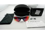 Oakley Oo9051 09 757 Radar Path Sunglasses - Polished Fog Frame - Positive Red Iridium 33mm Lenses