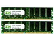2GB 2 X 1GB DDR 400MHz PC3200 184 pin Memory RAM DIMM for Desktop PC