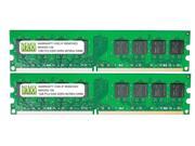 2GB 2 X 1GB DDR2 667MHz PC2 5300 240 pin Memory RAM DIMM for Desktop PC