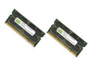 1GB 2X512MB DDR 400MHz PC3200 200 pin SODIMM Laptop Memory RAM
