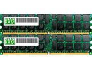 NEMIX RAM 8GB 2 x 4GB DDR2 400MHz PC2 3200 240 pin 1.8V 2Rx4 ECC Registered Server Memory Module