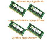 32GB 4 X 8GB DDR3 1600MHz PC3 12800L Memory RAM for Apple iMac 2012 Mid 2015 13 2 14 2 MD093LL A A1418