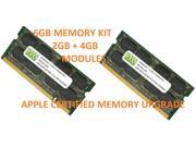 6GB 4GB 2GB Module Upgrade Kit Memory RAM for Apple MacBook Pro Core 2 Duo Late 2006 2008