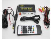 Car Digital TV Receiver DVB T2 Tuner Dual Antenna Mobile Digital TV Box External USB With Remote Control