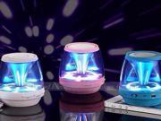 Portable Mini Bluetooth Stereo Speaker Dance Speaker With Colorful Night Light For iPhone Samsung Smartphone
