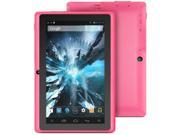 ProntoTec 7 Android 4.4 KitKat Tablet PC Cortex A8 1.2 GHz Dual Core Processor 512MB 4GB Dual Camera G Sensor Pink SHIP FROM US