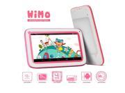 ProntoTec 7 inch WiMo C71R Android Tablet PC for Kids Android 4.4 KitKat OS Dual Core A23 Cortex A7 CPU Dual Cameras 4GB Wi Fi Pink SHIP FROM US