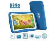 ProntoTec WiMo 7 Inch Android Kid Tablet Android 4.4 KitKat OS Cortex A9 Quad Core CPU HD Display 8GB Dual Cameras Wi Fi Zoodles Pre Loaded BLUE 2015