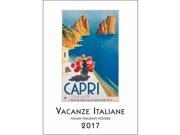 Vacanze Italiane Poster Calendar Bilingual by Istituto Fotocromo Italiano