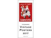 Vintage Posters Vertical Wall Calendar Bilingual by Istituto Fotocromo Italiano
