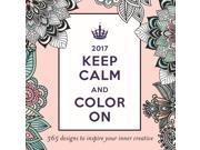 Keep Calm and Color Desk Calendar by Sourcebooks