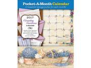 Country Gardens Pocket Wall Calendar by Calendar Ink