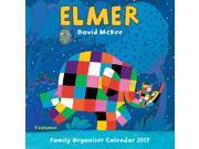 Elmer Family Organizer Wall Calendar by Flame Tree Publishing