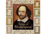 Songs of Shakespeare Wall Calendar by Flame Tree Publishing