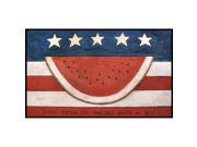 Lang Red White and Blue Door Mats by Warren Kimble 18 x 30 inches 3210012
