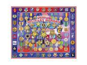 Military Honors 1000 Piece Puzzle by White Mountain Puzzles