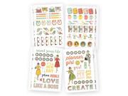 Reset Girl Icon Stickers by Simple Stories