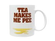 Tea Makes Me Pee Mug by 50 Fifty