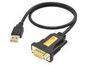 VISION TECHCONNECT USB SERIAL ADAPTOR Engineered connectivity solution Black USB 2.0 to RS232 DB9 9 pin