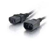 C2G 0.5m 18 AWG Computer Power Extension Cord IEC320C13 to IEC320C14