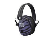 Pro Ears Pro 200 Purple Zebra Over Head Hearing Protection