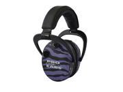 Pro Ears Stalker Gold Hear Protection Headset Purple Zebra