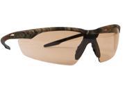 Forney 55438 Safety Glasses Conqueror with Camo Frame Bronze Mirror Lens