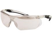 Forney 55427 Safety Glasses Parralax with Black Flex Temple and Clear Frame Clear Lens