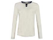Oliver Spencer Jasper Peleton Henley T-shirt Colour: Oat,
