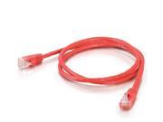 BattleBorn GC C6XMB 25 RED 25ft Cat6 Crossover Molded Ethernet Cable