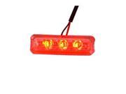 Logisys MD5RD MDLED5RD Red Clear Water Resistant 3 LED Step Light