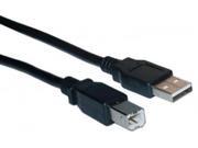 10 ft feet USB 2.0 Cable A Male to B Male Black Printer Cable Cord M M