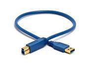 1 ft USB 3.0 A Male to B Male Cable Cord