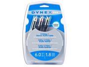 Dynex DX AV051 6ft S Video Cable Cord w RCA Audio