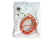 3 feet Smartphone Red Running LED Micro USB Charging Cable Cord LBT8Q55 R