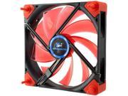 Kingwin DB 124 Duro Bearing 120mm Red Blade White LED PC Computer Case Fan