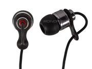 Monoprice 109396 Hi Fi Premium Noise Isolating Earphones for Cellphone Black Red