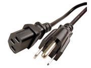 HDTV Monitor LCD Plasma TV Power Extension 3 Prong Cord Cable 1 3 5 15 25