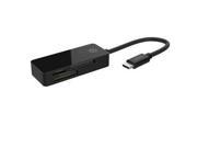 Kanex K181 1038 BK8I USB C USB C 3 Port Card Reader Black