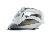 BRENTWOOD MPI 59W Steam Iron with Retractable Cord White