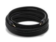 Monoprice 105580 20 Feet Premium Stereo Male to Stereo Male 22AWG Audio Cable Black