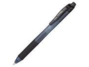 Energel X Retractable Roller Gel Pen .7mm Black Barrel Black Ink 24 pack