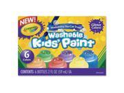 Crayola 6 color Glitter Washable Kids Paint