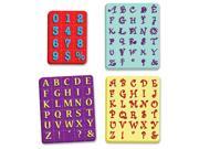 Wonderfoam Stamp Set 1 1 4 Tall 6 ST Assorted