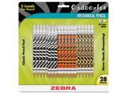 Zebra Cadoozles Animal Print Mechanical Pencils